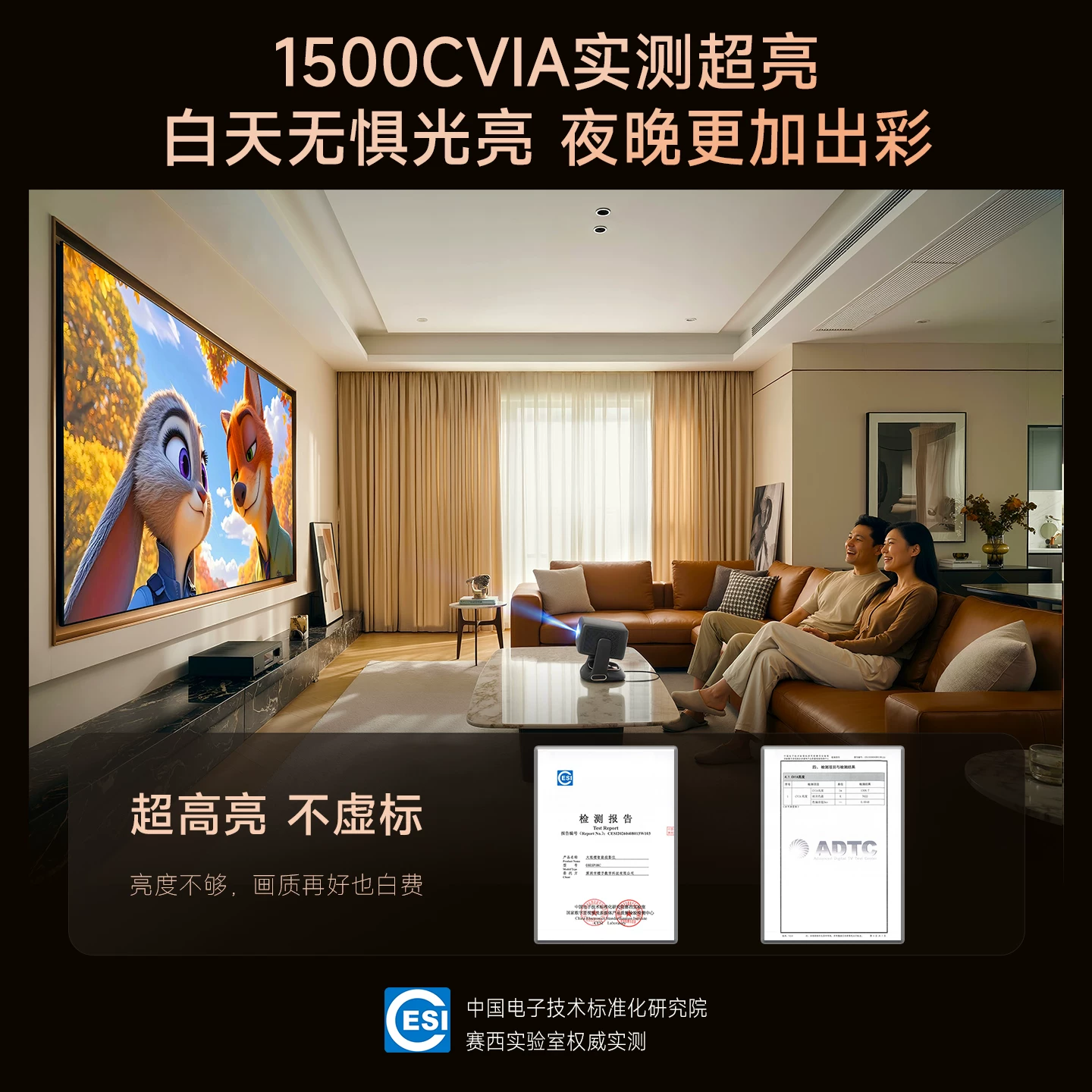 大眼橙 R3Ultra高亮版投影仪家用超高清可连手机卧室放映机 2625.65元 - 86线报
