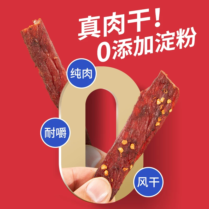 农香森风干鸡肉干手撕鸡胸肉条人吃小零食减低肥脂麻辣78克 9.9元 - 86线报 农香森风干鸡肉干手撕鸡胸肉条人吃小零食减低肥脂麻辣78克 9.9元 - 86线报