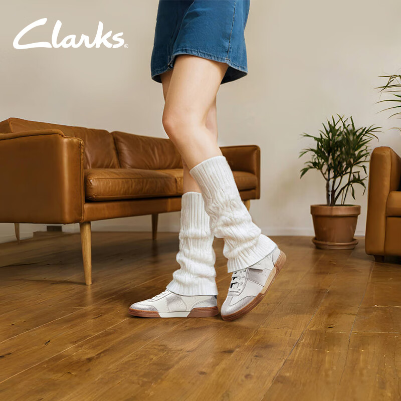 Clarks德训运动小白鞋舒适休闲板鞋 979元 - 86线报