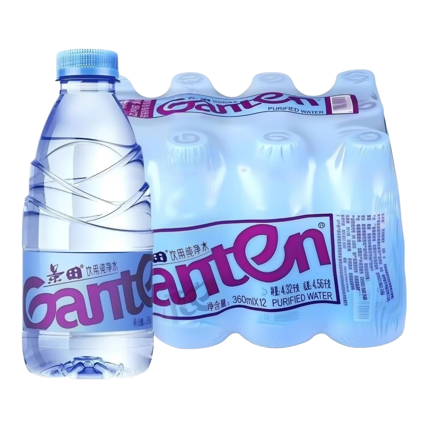 景田百岁山纯净饮用水360ml×12瓶 8.7元 - 86线报