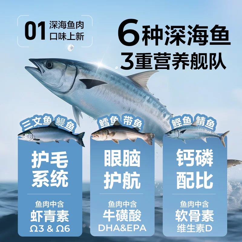 网易严选猫粮全价冻干六拼1.5kg 47元 - 线报酷