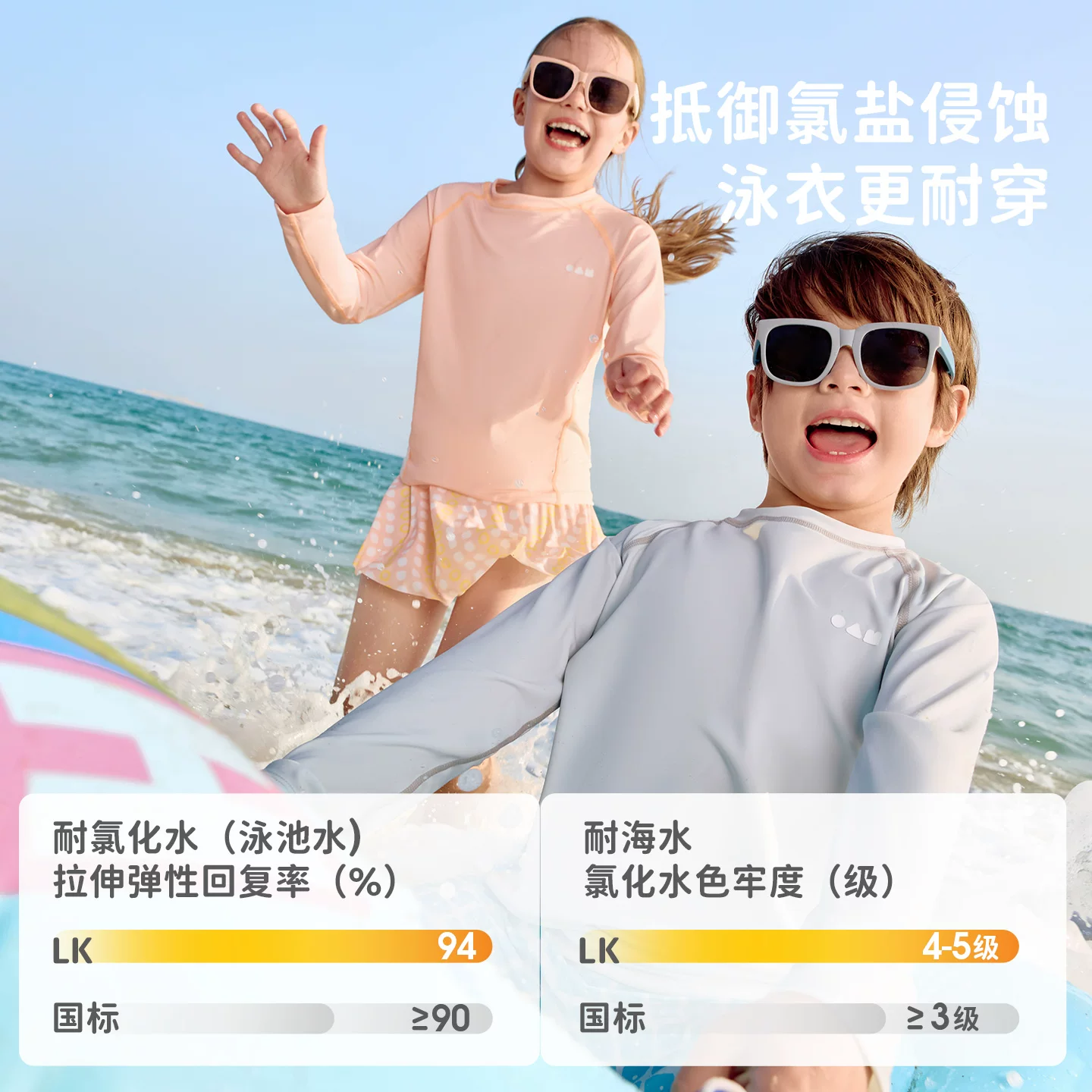 柠檬宝宝儿童分体泳衣LK2261260UPF50+ 41.64元 - 86线报