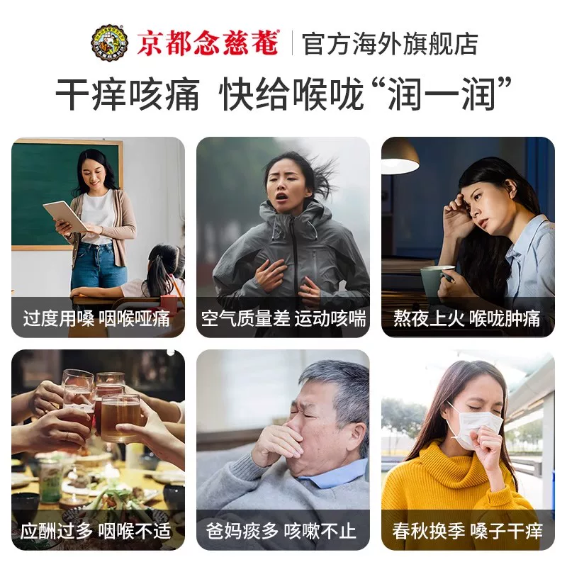 京都念慈菴京都念慈庵无糖润喉枇杷膏便携装1盒 50.75元 - 86线报