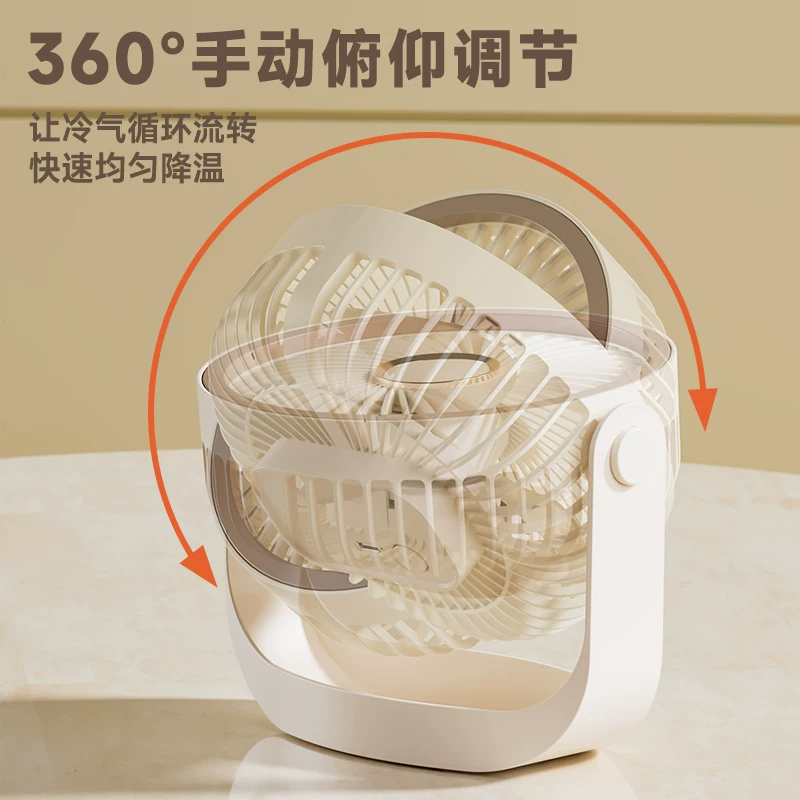 喜格丽F3桌面风扇360°旋转五档静音 23.9元 - 86线报