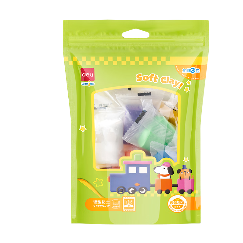 得力 色 4D超轻粘土 密封袋装 美术手工DIY玩具 1.8元 实付1.8元 - 86线报 得力 色 4D超轻粘土 密封袋装 美术手工DIY玩具 1.8元 实付1.8元 - 86线报