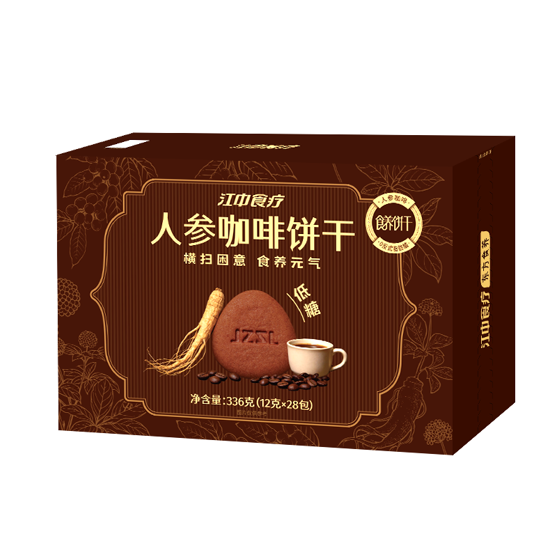 江中人参咖啡酥性饼干低糖336g28包 18.91元 - 86线报