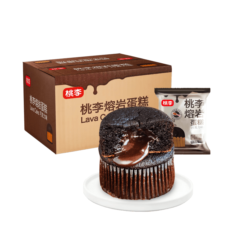 桃李熔岩蛋糕巧克力味420g 7.63元 - 86线报