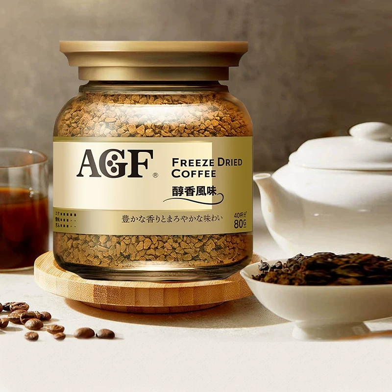 AGF 日本AGF速溶咖啡马克西姆金罐美式冻干黑咖啡粉醇香风味提神饮料 - 86线报