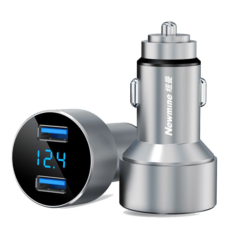 纽曼车载充电器一拖二双USB金属快充SX001-008 13.93元 - 86线报 纽曼车载充电器一拖二双USB金属快充SX001-008 13.93元 - 86线报