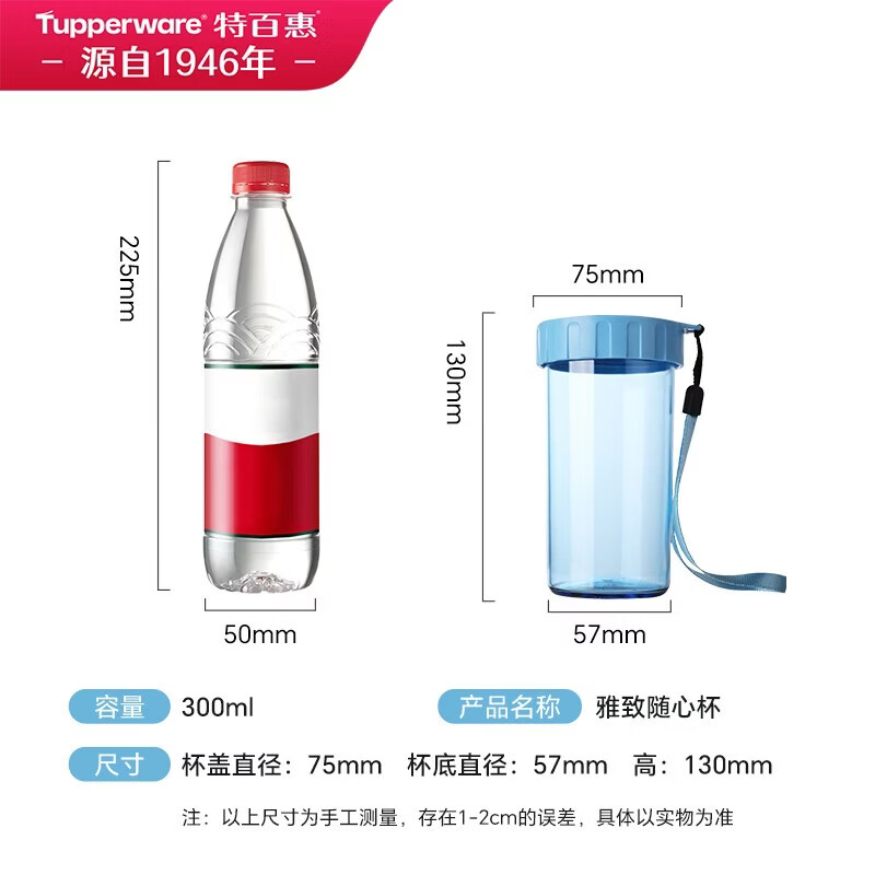 特百惠雅致塑料杯300ml晴天蓝 23.4元 - 86线报