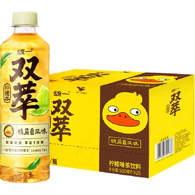 统一双萃柠檬茶鸭屎香风味500ml*15瓶整箱 32.71元 - 86线报