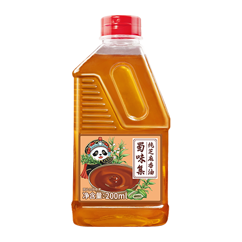 蜀味集纯芝麻香油100%一级压榨200ml*瓶 2.5元 - 86线报