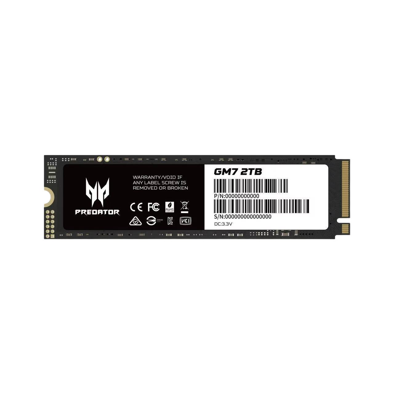 宏碁GM7PCIE4.0SSD固态M.2 2TB 1267.27元 - 线报酷
