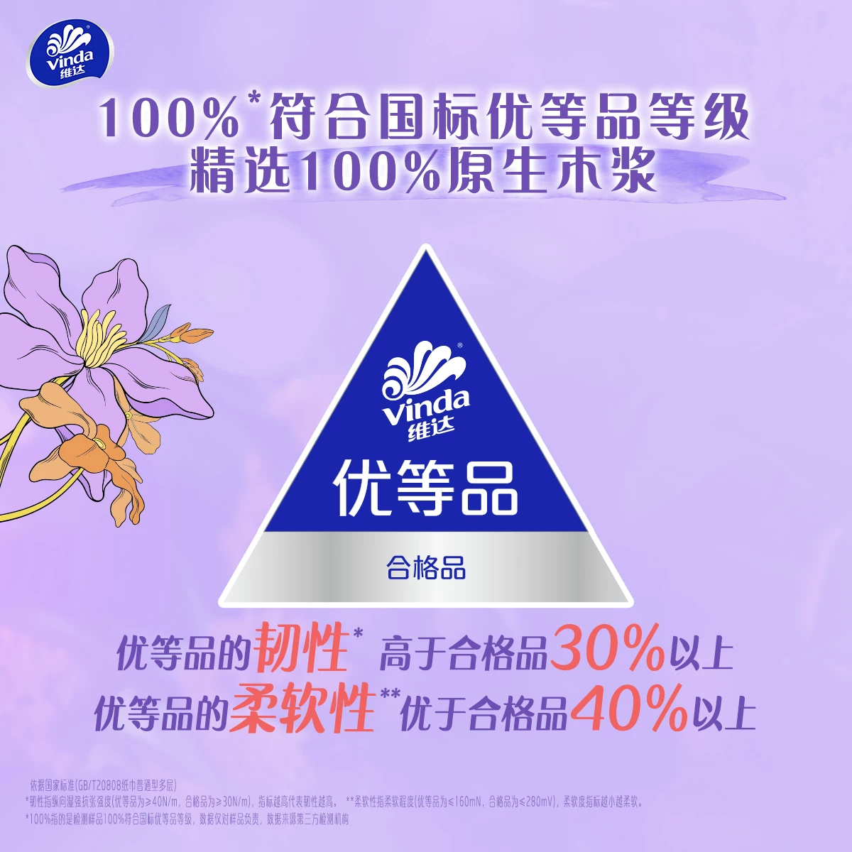 维达自由花境系列抽纸3层90抽24包(155*180mm) 89.9元 - 86线报