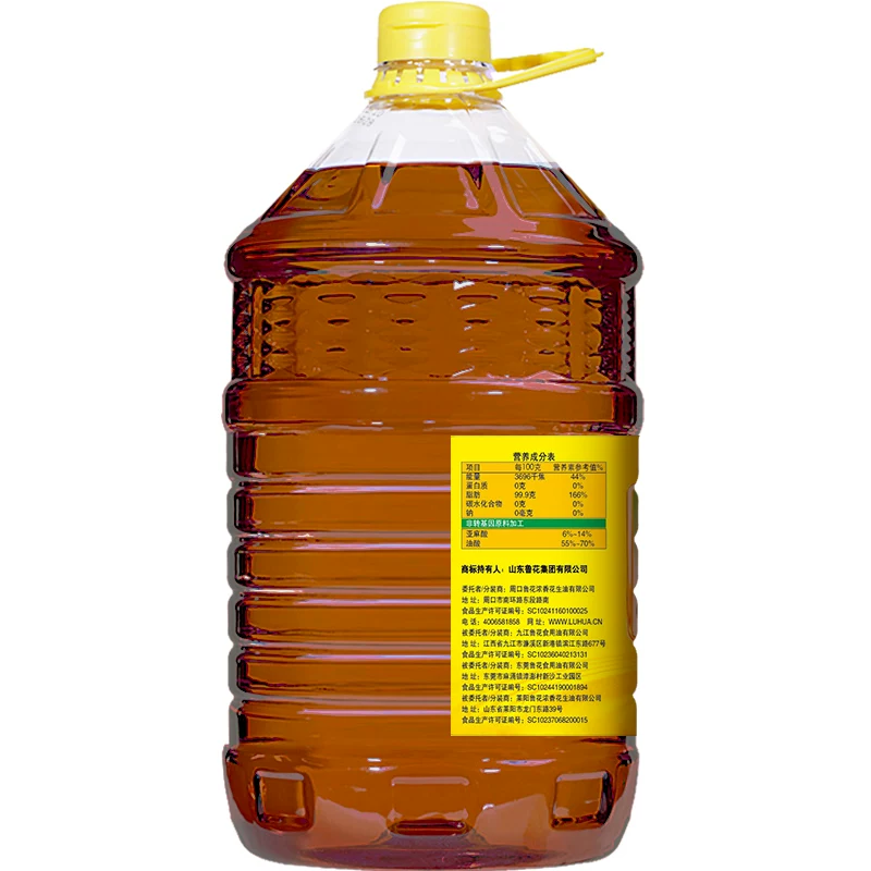 鲁花低芥酸特香菜籽油物理压榨款6.38L*2桶 182.32元 - 86线报