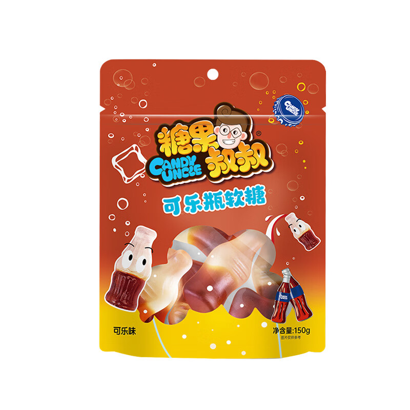 糖果叔叔可乐瓶软糖150g 2.5元 - 线报酷 糖果叔叔可乐瓶软糖150g 2.5元 - 线报酷