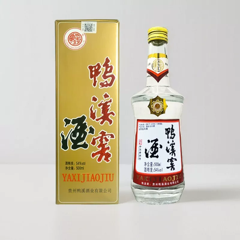 鸭溪贵州鸭溪窖54度复古玻鸭浓香型白酒500ml*6瓶 199元 - 86线报