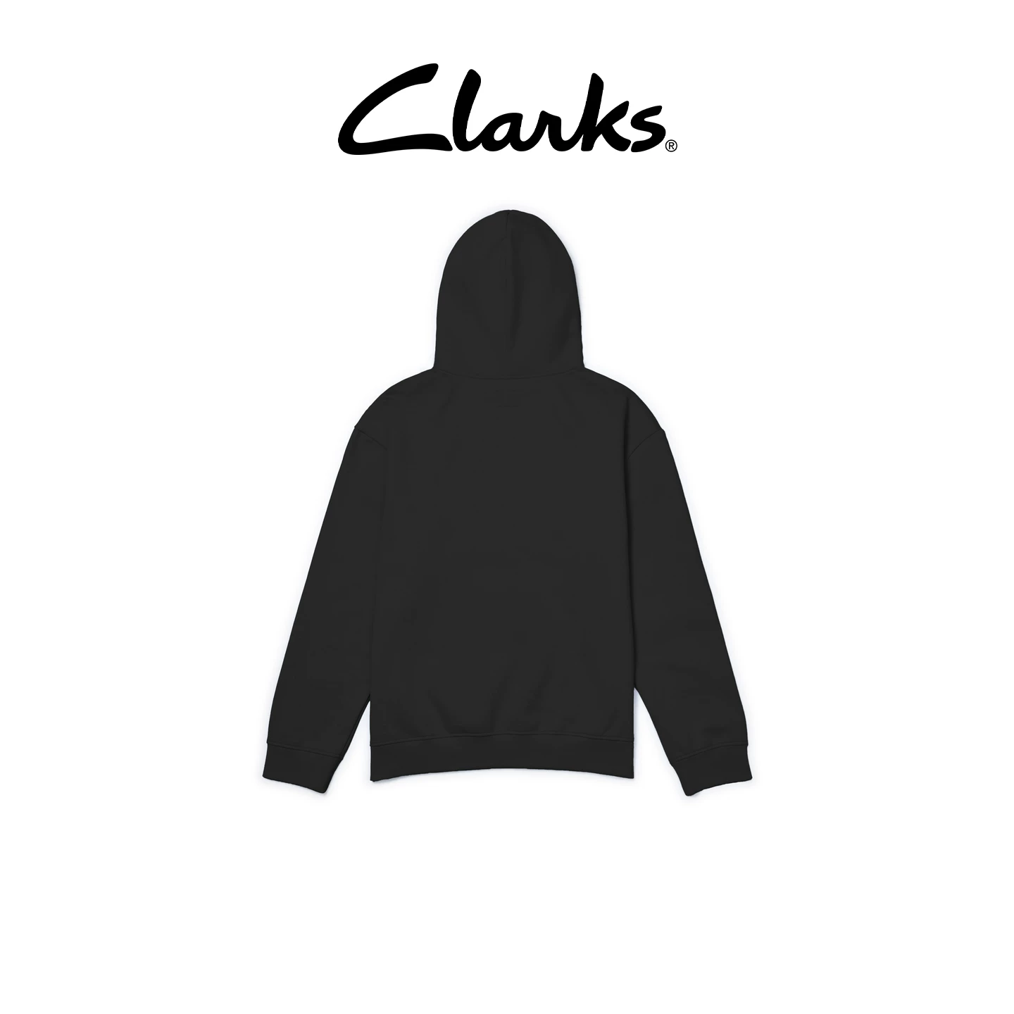 Clarks纯色连帽卫衣男女简约休闲套头上衣黑灰蓝日常宽松帽衫 214元 - 86线报