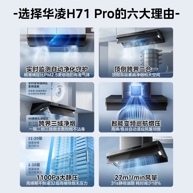 华凌变频抽油烟机 1499元 - 线报酷