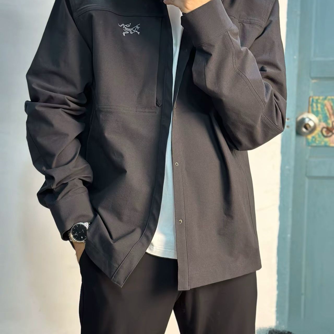 ARC'TERYX CRONIN Cotton 翻领衬衫夹克外套 男款X8448 1357.6元 - 清风线报