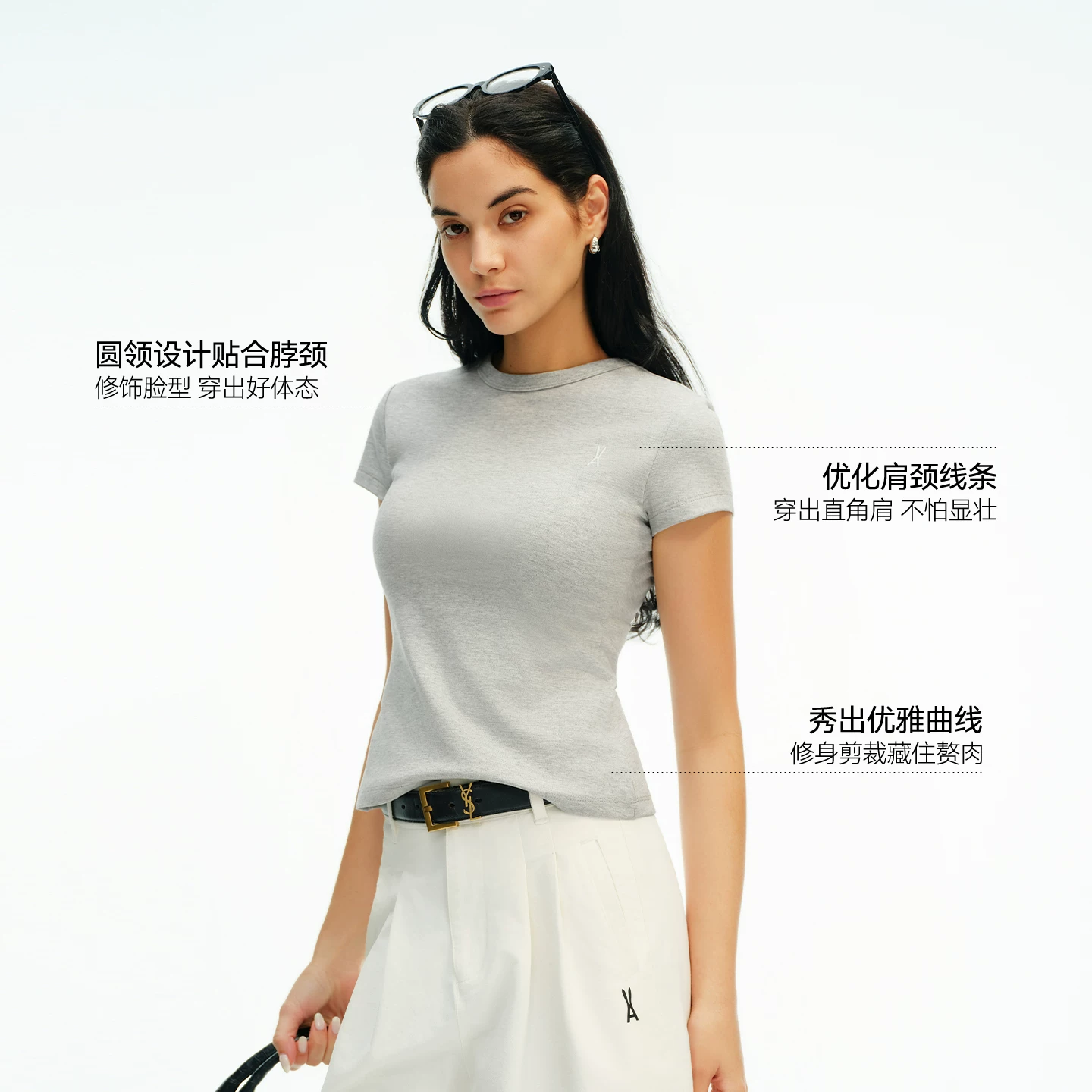 安欧兔小腰精无忧T恤女三防科技+液氨凉感圆领正肩运动上衣短袖 39.2元 - 86线报 安欧兔小腰精无忧T恤女三防科技+液氨凉感圆领正肩运动上衣短袖 39.2元 - 86线报