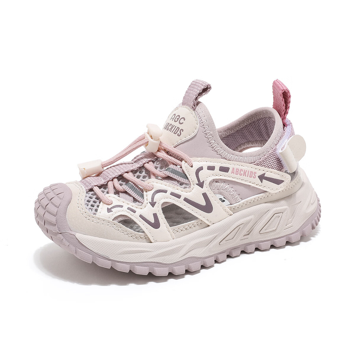 ABCKIDS ABC KIDS童鞋时尚儿童运动凉鞋 沙滩鞋 米粉紫29码 均码 三色可选 - 86线报