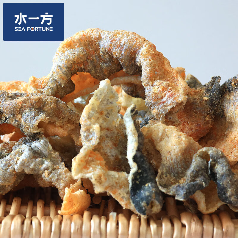 水一方咸蛋黄鱼皮香酥鱼皮开袋即食海味休闲零食办公室零食蛋黄鱼皮香辣味50g 6.87元 - 86线报