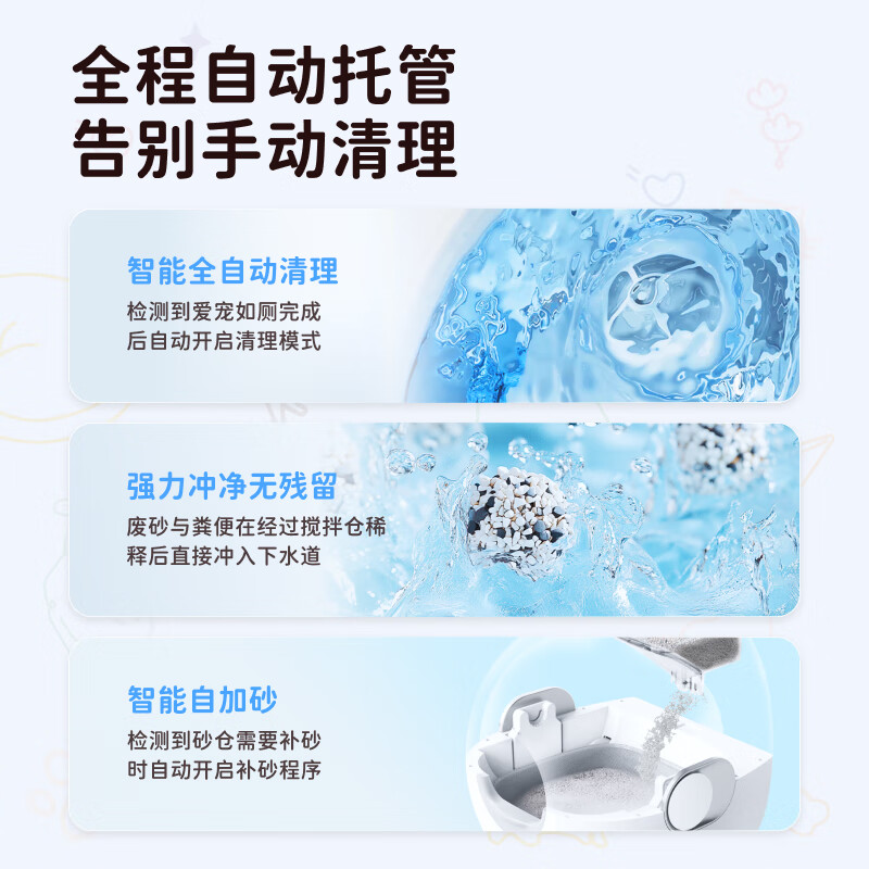宠咕咕冲水型猫马桶宠物智能猫砂盆猫咪全自动防外溅厕所 10599元 - 线报酷 宠咕咕冲水型猫马桶宠物智能猫砂盆猫咪全自动防外溅厕所 10599元 - 线报酷