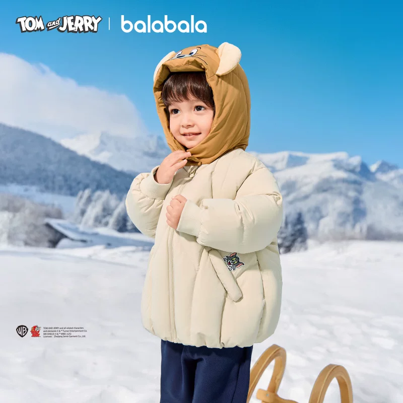 巴拉巴拉猫和老鼠IP联名男童加厚保暖羽绒服 182.43元 - 86线报