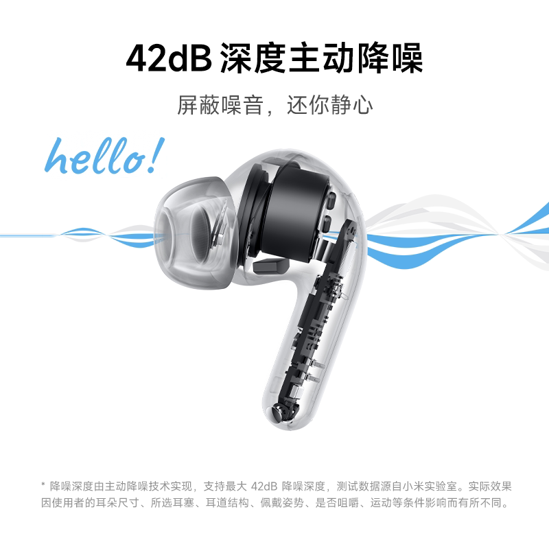 红米Buds 8青春版入耳式降噪蓝牙耳机 109元 - 折送网