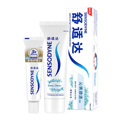 舒适达沁爽劲洁抗敏感牙膏含氟防蛀清新口气温和净白 13.86元 - 86线报