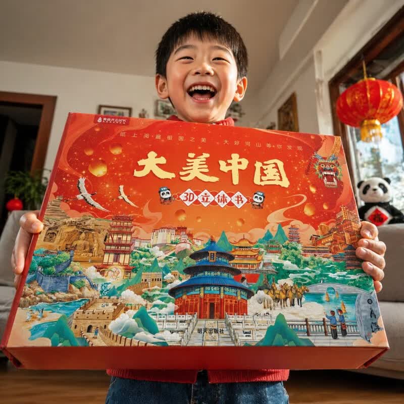大美中国3D立体书34册全套礼盒装青葫芦幼儿园绘本3-6-7岁幼小衔接故事图画书睡前亲子阅读绘本 - 86线报