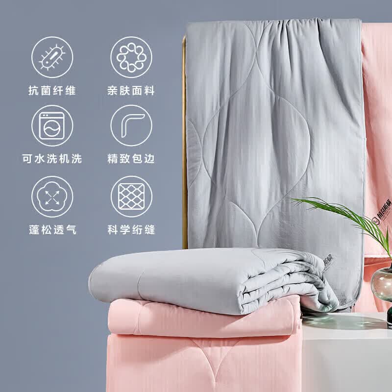 罗莱W-缅柔A类抗菌纤维水洗夏被空调被3.3斤220*250cm 109元 - 线报酷