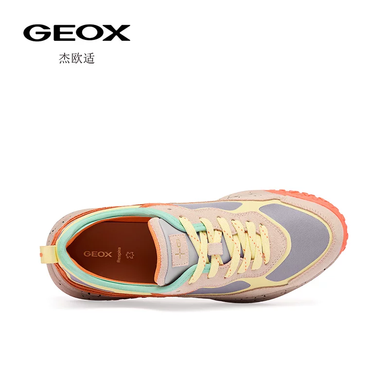 GEOX潮酷板鞋透气厚底休闲鞋不闷汗增高显腿长女鞋一鞋多穿151520 346元 - 线报酷