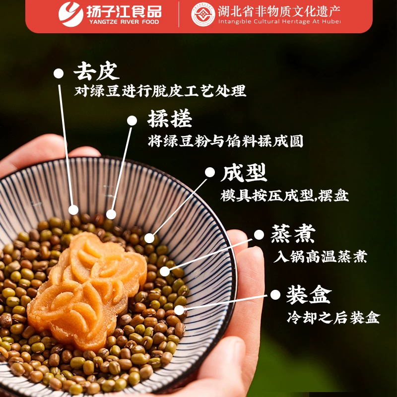 扬子江手工绿豆糕30g*10袋 13.9元 - 86线报