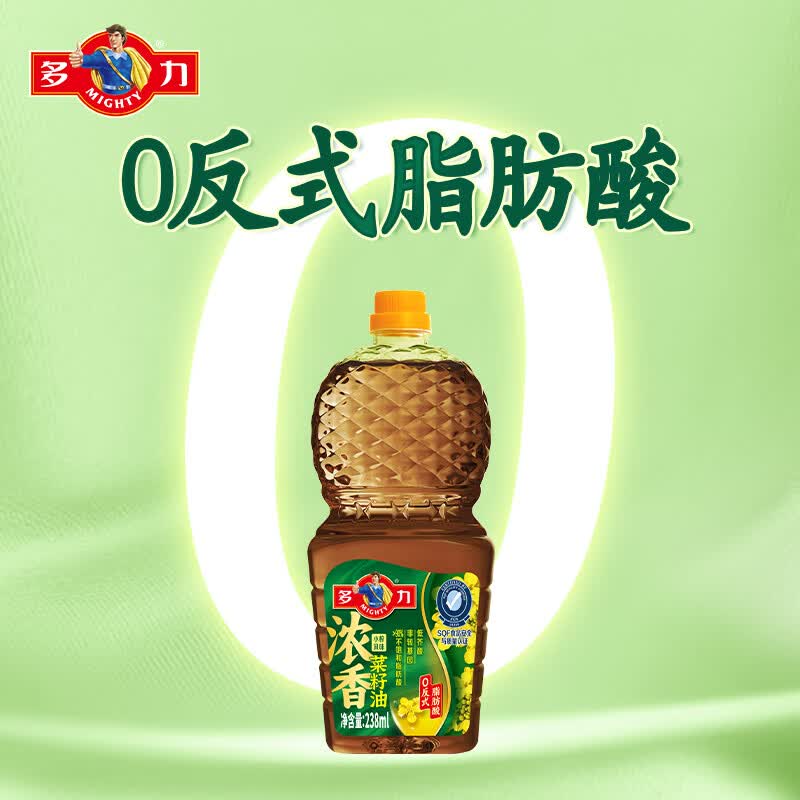 多力 浓香菜籽油238ml食用油 券后0.9元 - 86线报