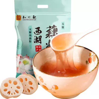 知味观无糖纯藕粉西湖藕粉原味即食代餐400g 31.07元 - 86线报