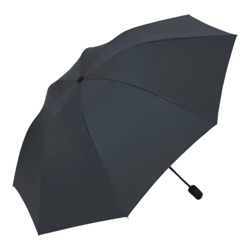 热销男女晴雨两用黑胶三折防晒伞手动8骨 7.25元 - 86线报