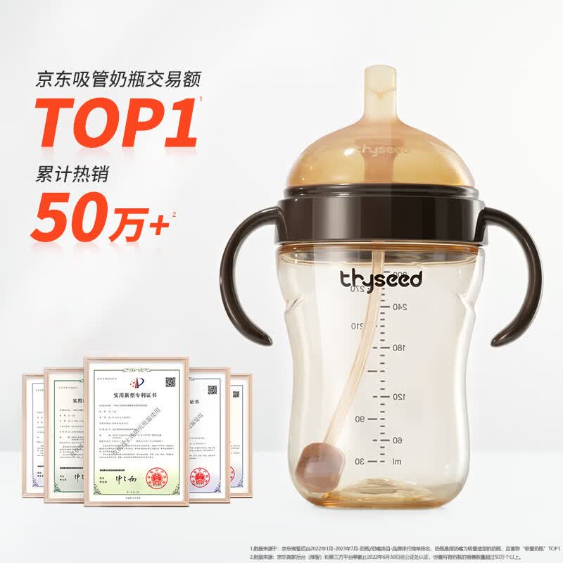 世喜儿童吸管杯300ml棕色 117.72元 - 86线报