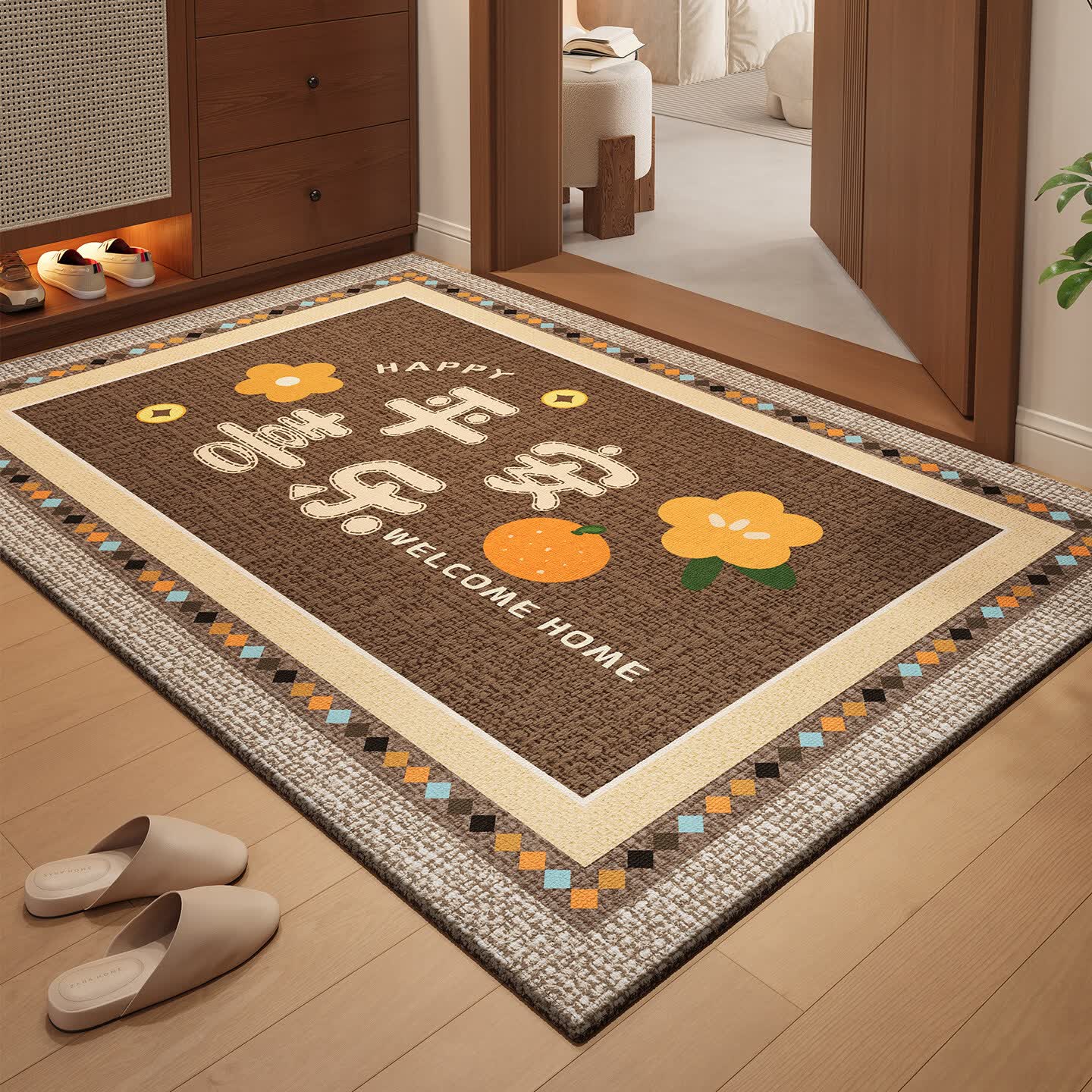 金玉铭川入户地垫防滑耐磨棕色40X60cm 5.9元 - 86线报 金玉铭川入户地垫防滑耐磨棕色40X60cm 5.9元 - 86线报