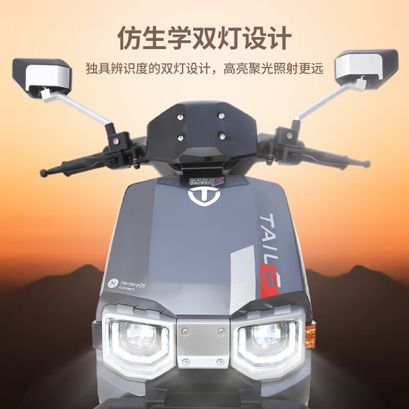 台铃续航100km电动摩托车石墨烯电池23Ah72V 3399元 - 86线报