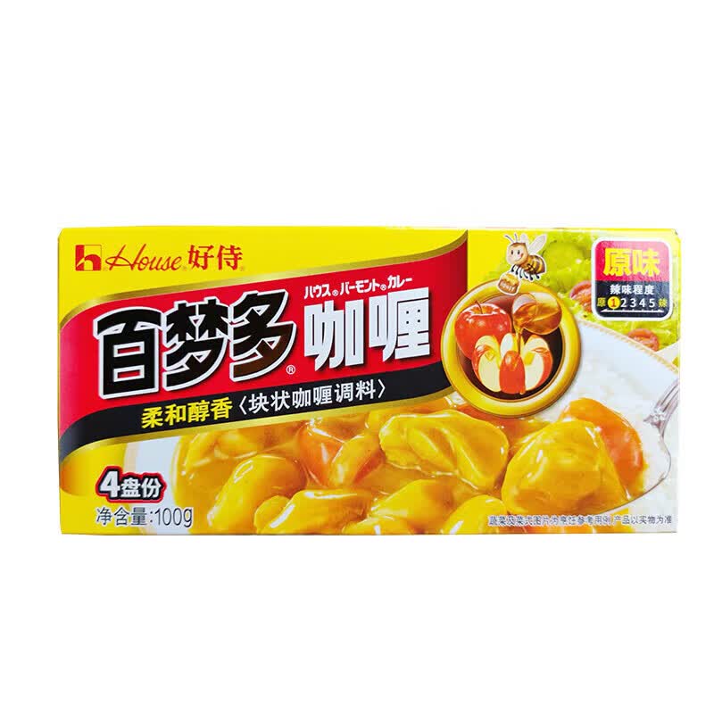 好侍百梦多咖喱原味100g 7.65元 - 86线报