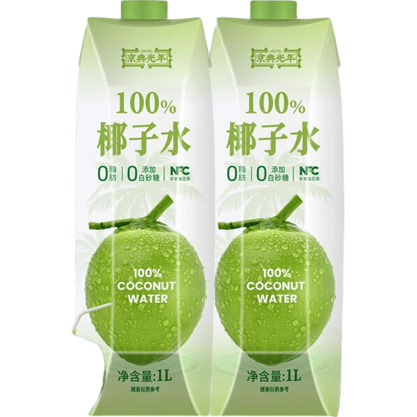 京典光年100%椰子水NFC饮料1L×2瓶 8.8元 - 86线报