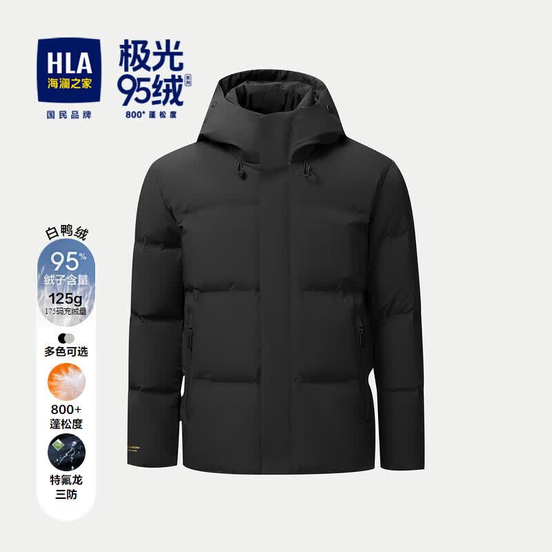 海澜之家三防男士羽绒服曾舜晞同款极光95白鹅绒外套 498元 - 线报酷