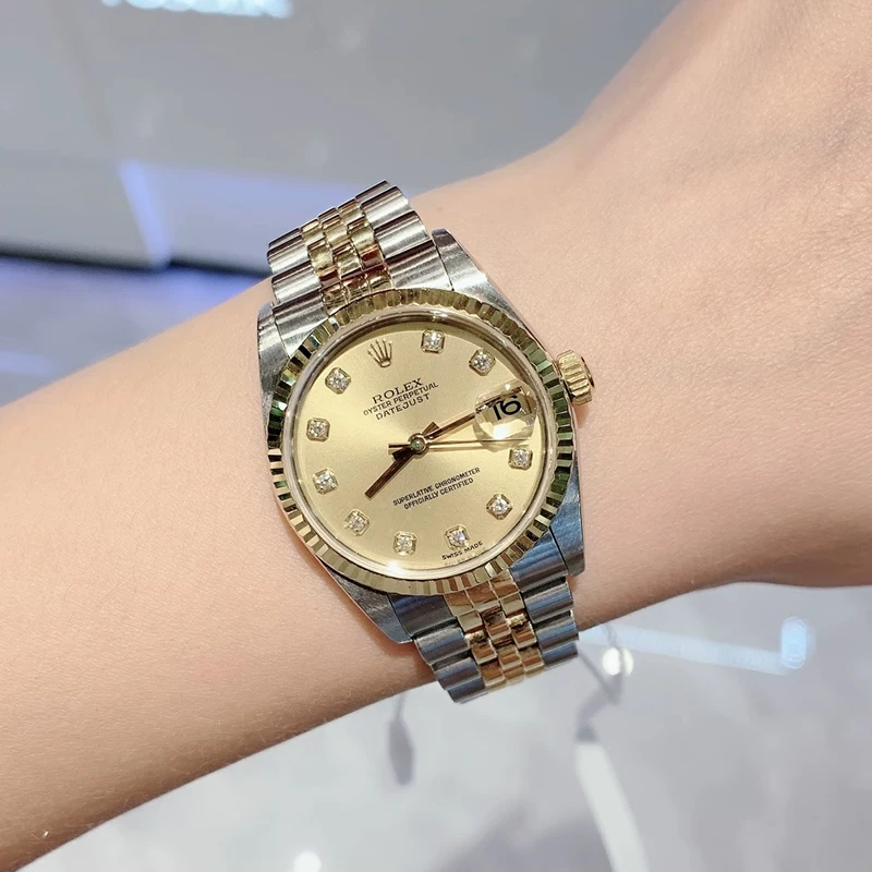 ROLEX日志型女士自动机械表69173 37230.2元 - 86线报 ROLEX日志型女士自动机械表69173 37230.2元 - 86线报