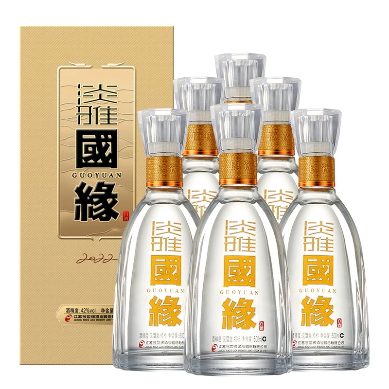 今世缘42度淡雅国缘装白酒浓香型低度柔和纯粮食送礼酒江苏版 89.2元 - 86线报