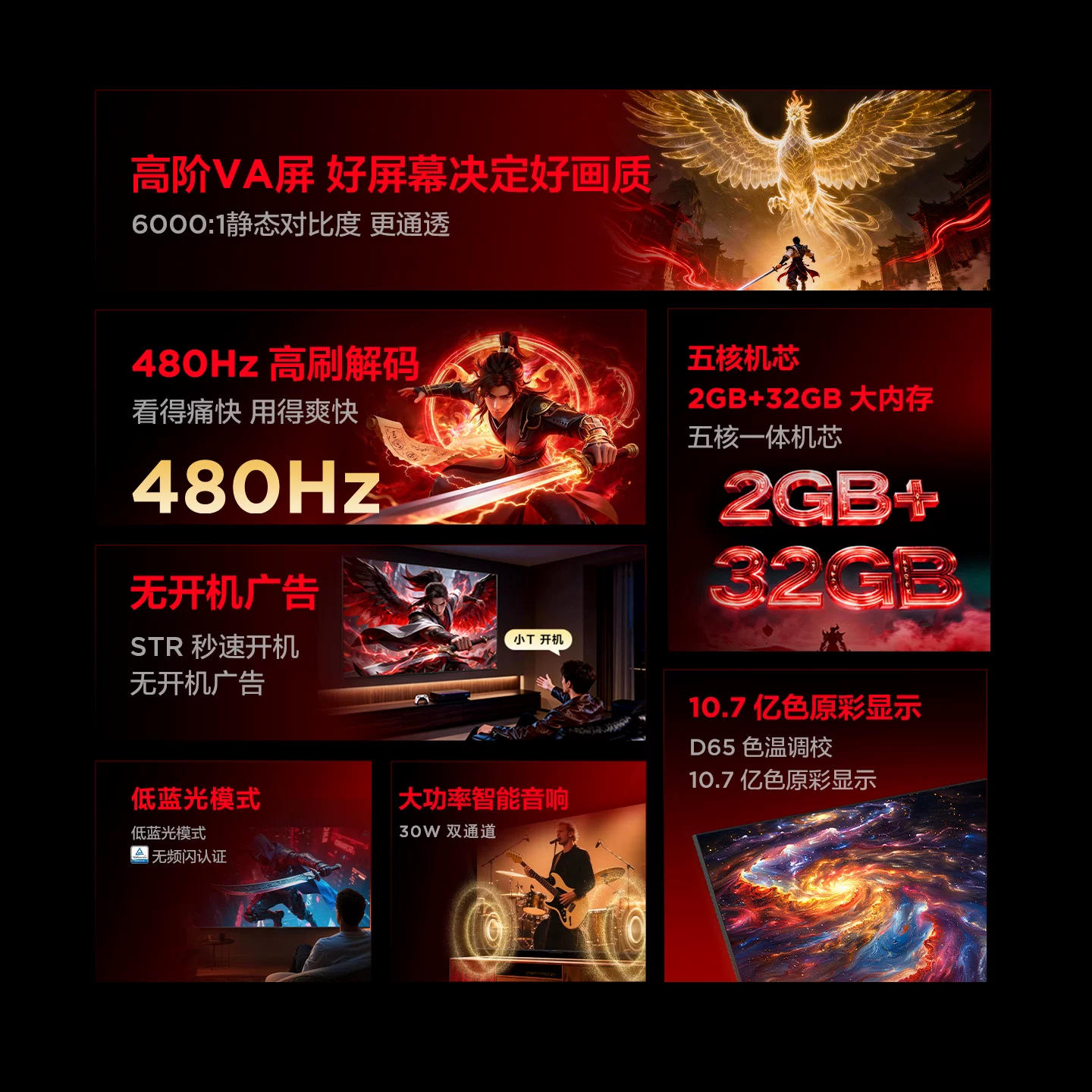 雷鸟 雀5系列 75F56A 液晶电视 英寸 4K 券后2299.25元 - 线报酷