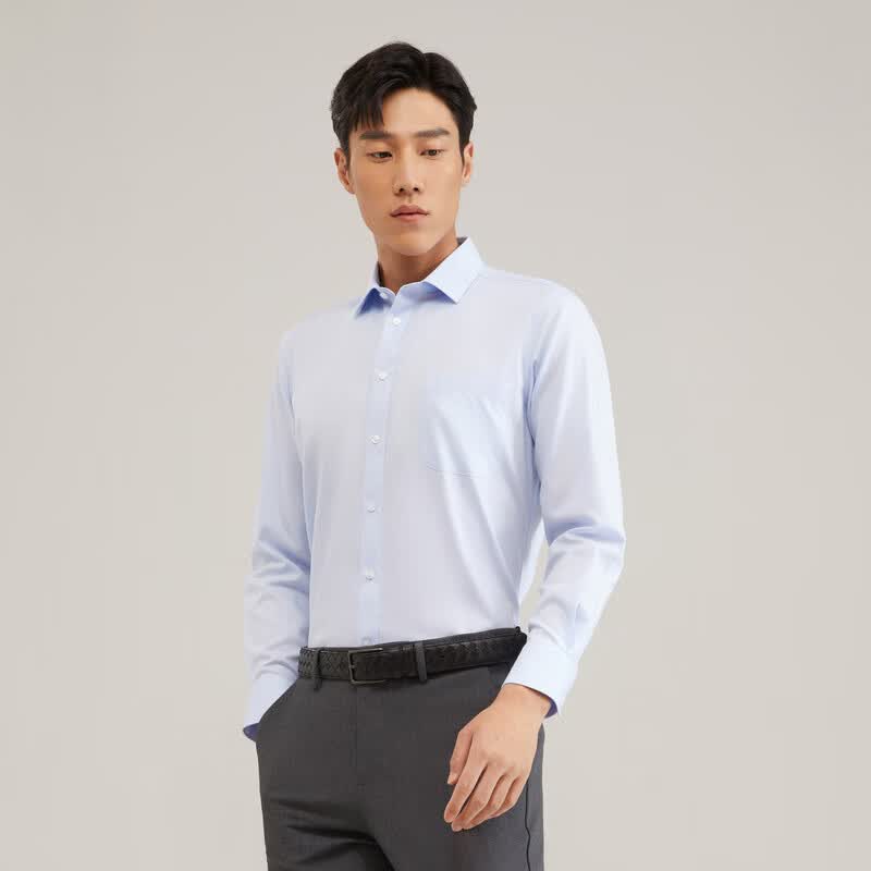雅戈尔男士DP免烫全棉透气长袖衬衫 118.52元 - 86线报 雅戈尔男士DP免烫全棉透气长袖衬衫 118.52元 - 86线报