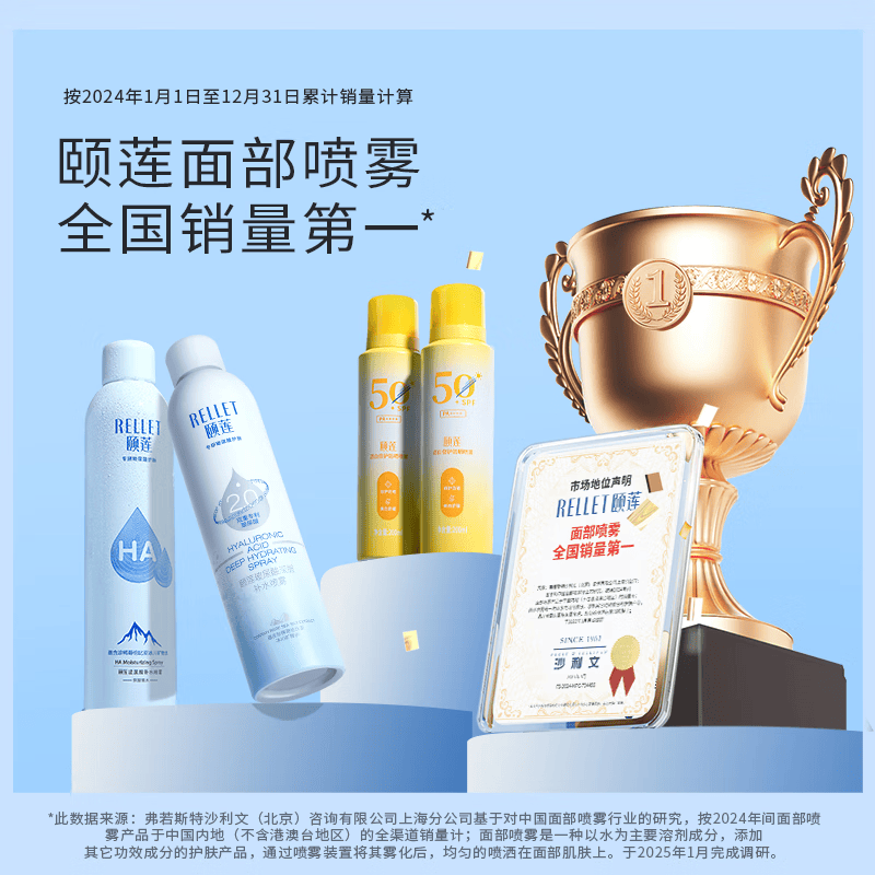 颐莲玻尿酸补水喷雾300ml 49.2元 - 86线报