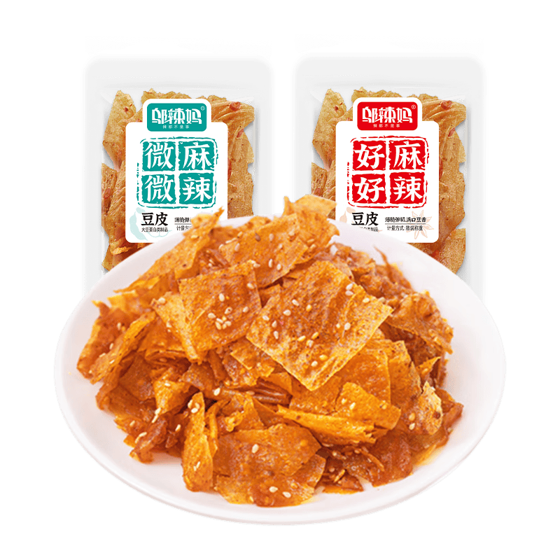 邬辣妈麻辣豆皮手撕麻辣片湖南特产10包180g 14.6元 - 86线报